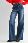 Micro Patch Pocket Wide Leg
