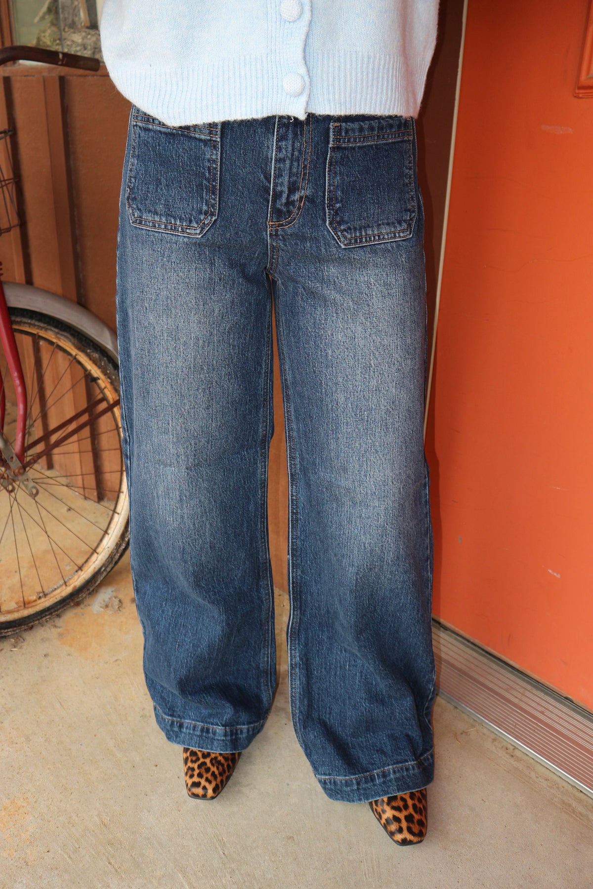 Micro Patch Pocket Wide Leg