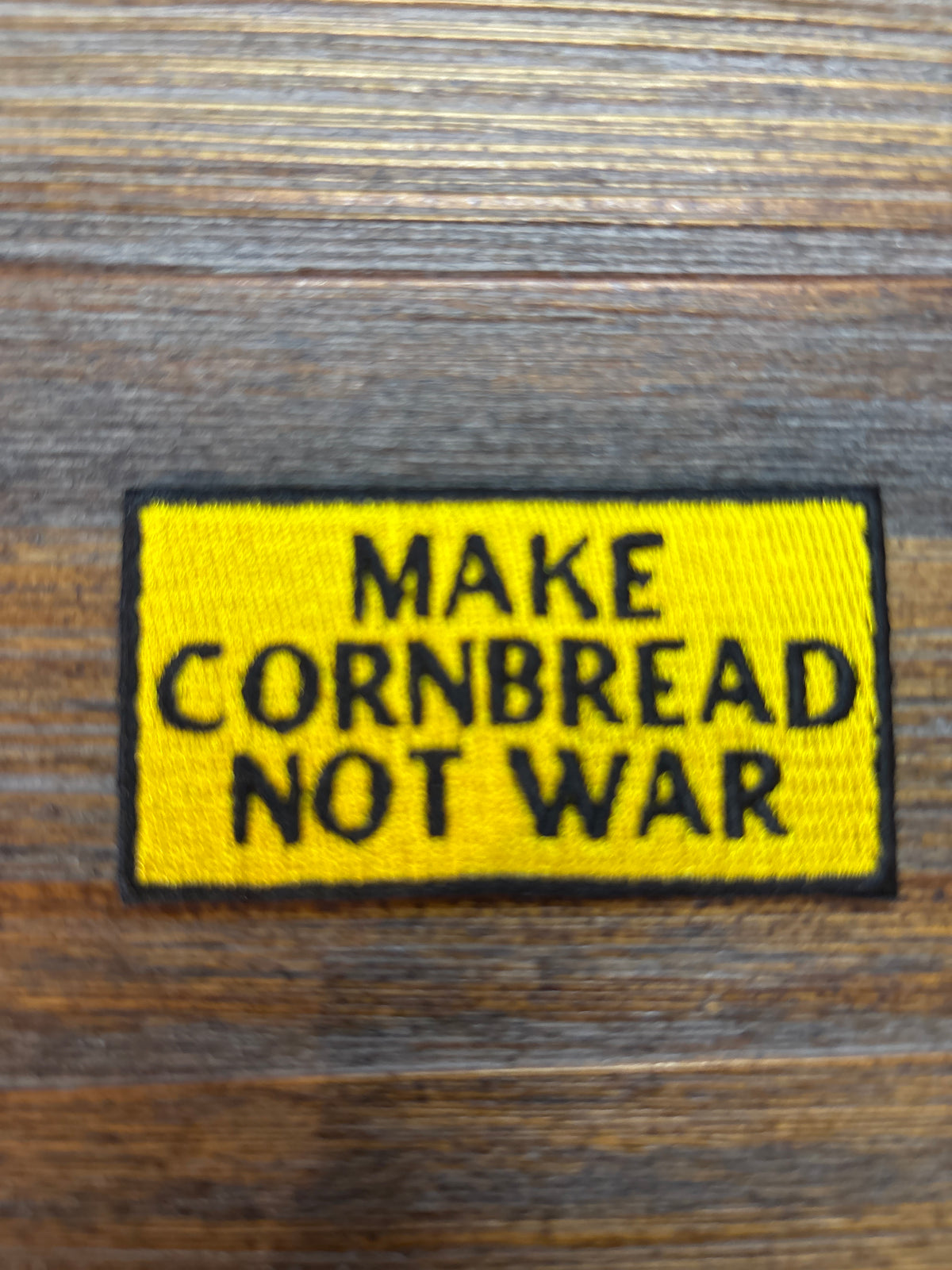 Make Cornbread Not War Patch