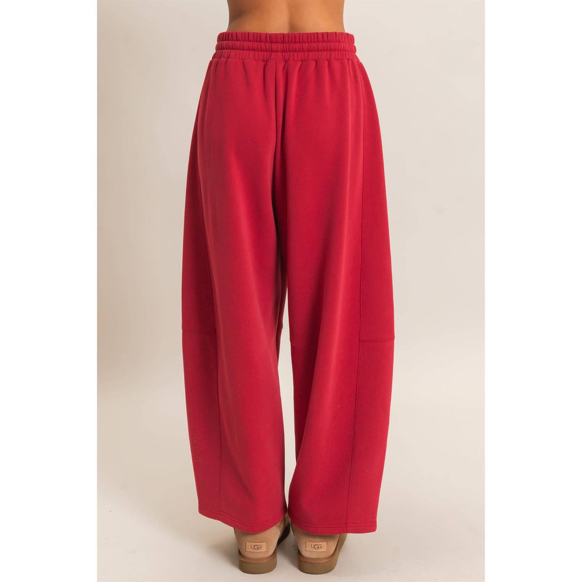 Drawstring Waist Barrel Sweatpants