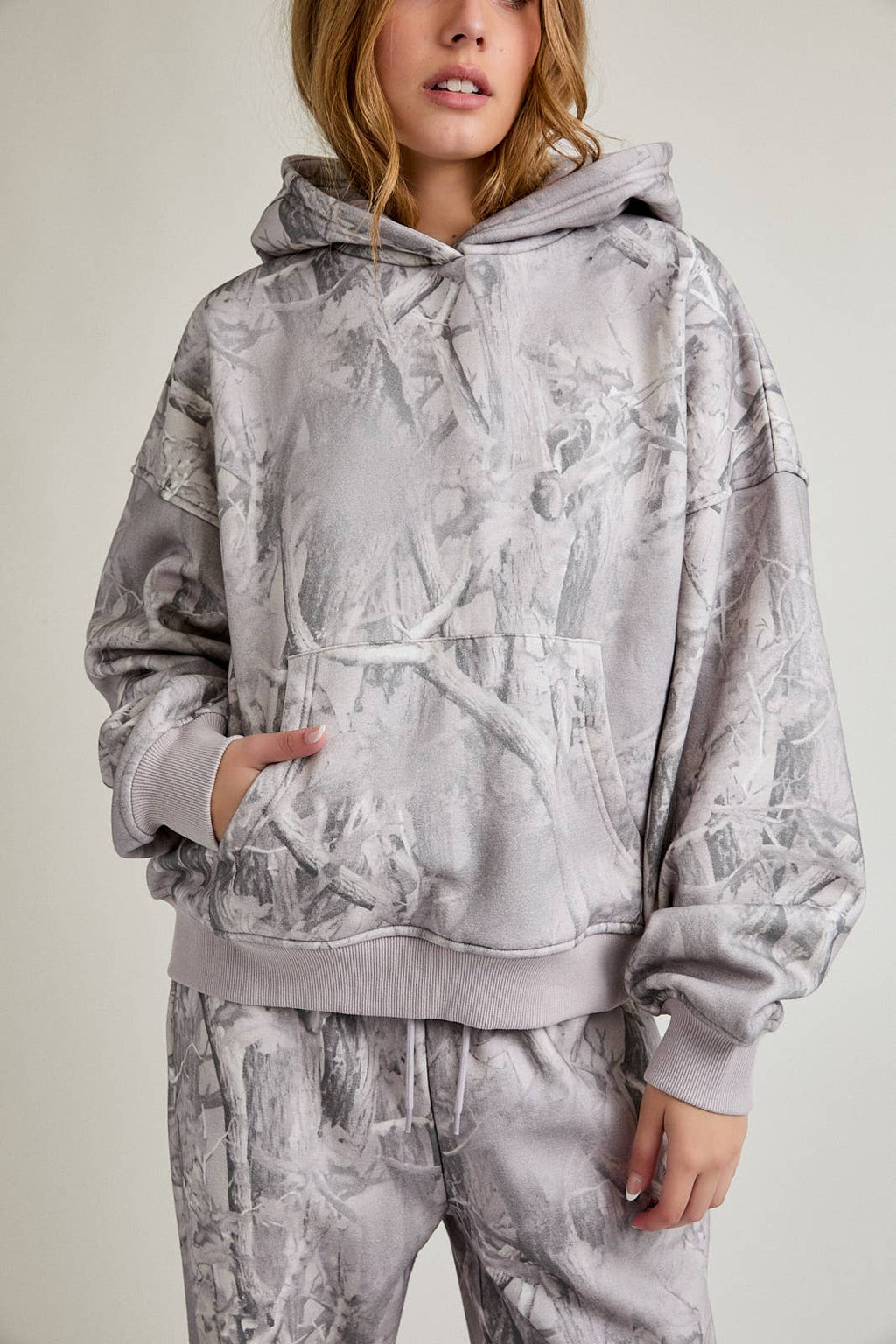 TREE CAMO PRINTED HOODIE