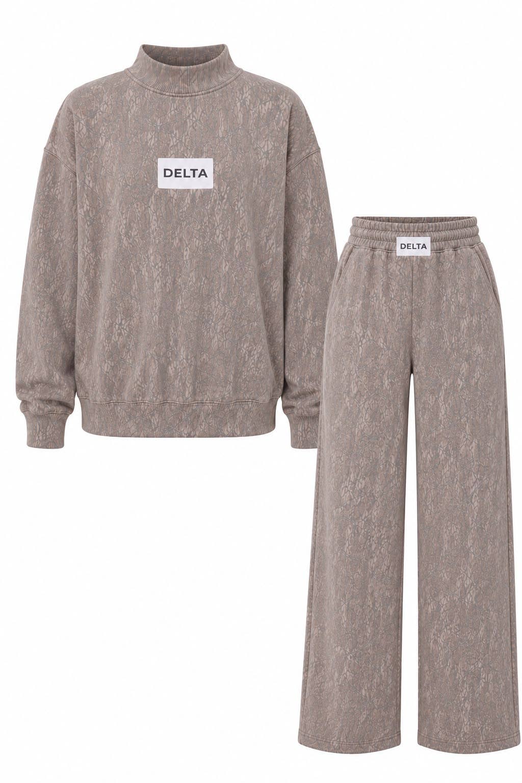 Delta Dark Camo Mockneck Pant Set