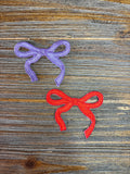 Dainty Bow Trucker Hat Embroidered Patch