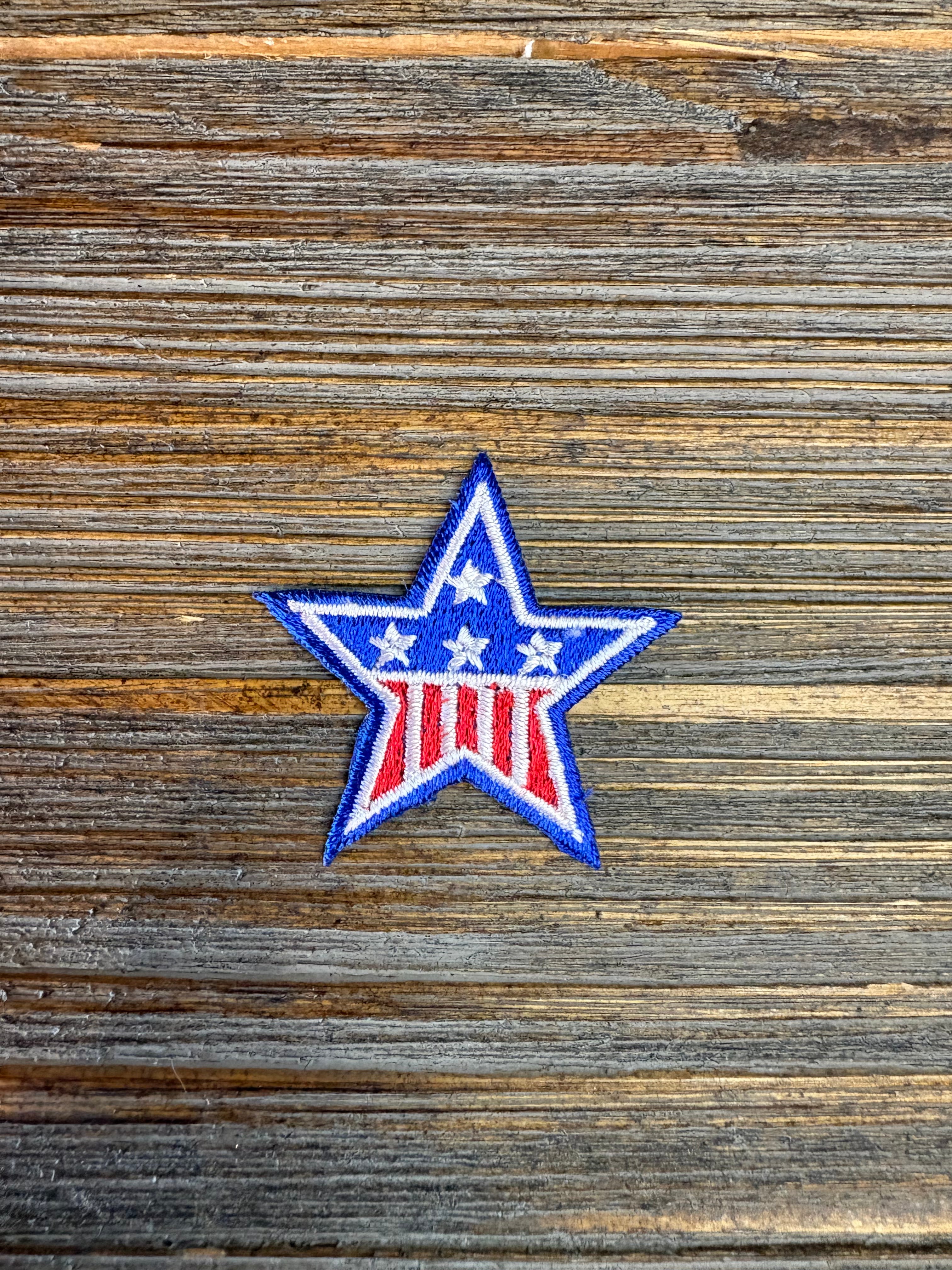 2" Star Embroidered patch