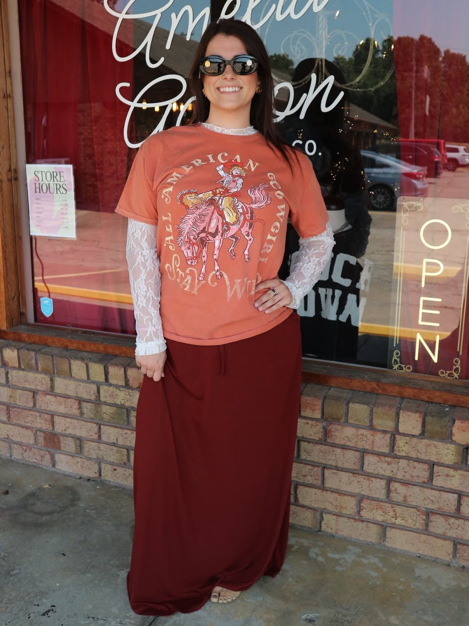 Maxi Skirt - Drawstring & Pockets