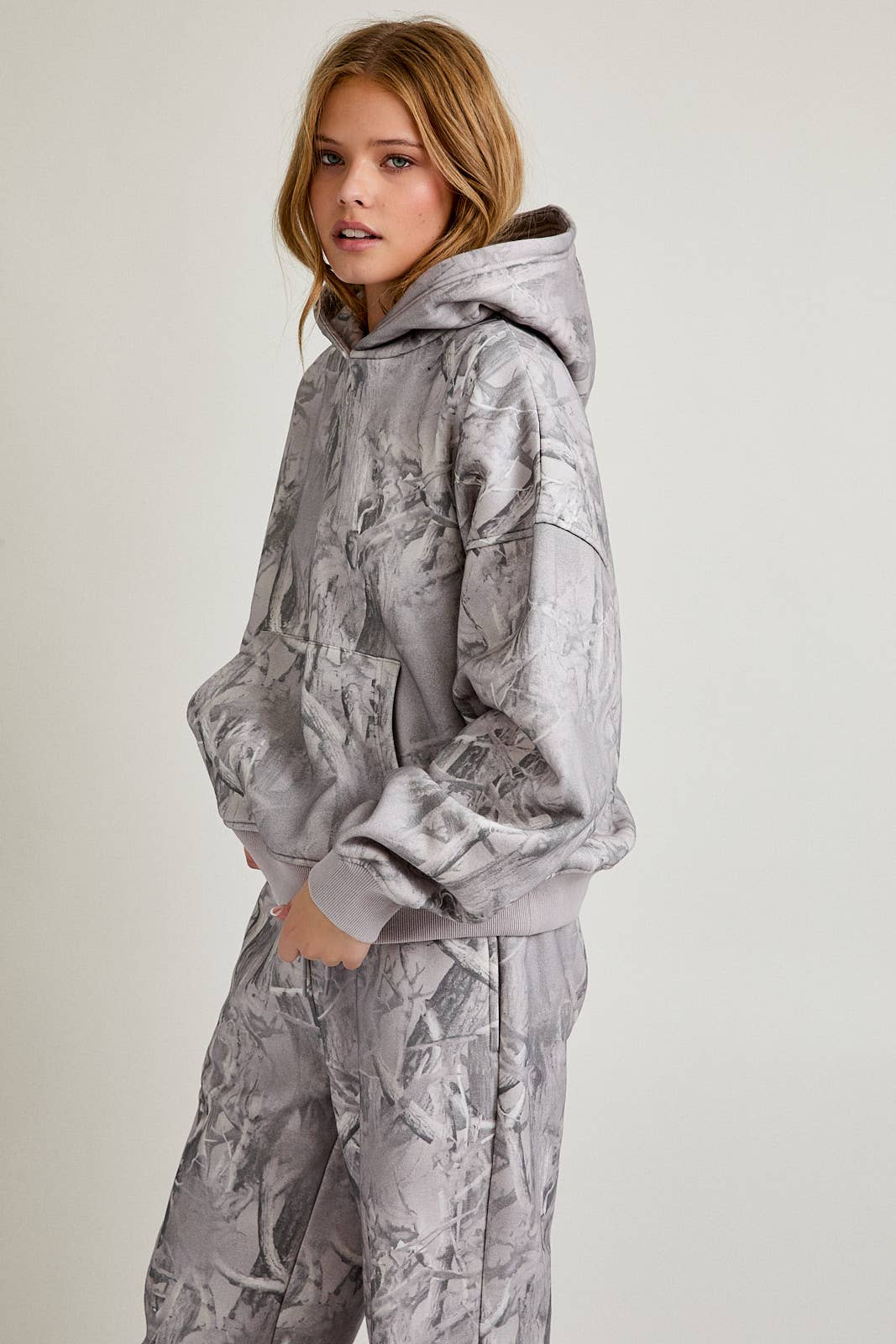 TREE CAMO PRINTED HOODIE