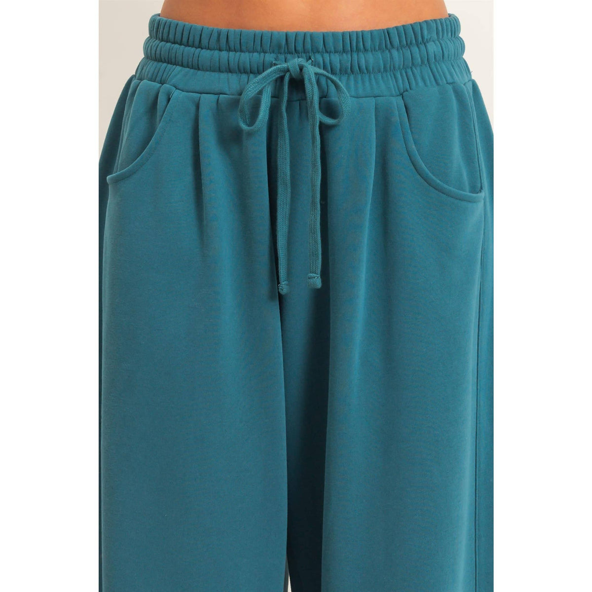 Drawstring Waist Barrel Sweatpants