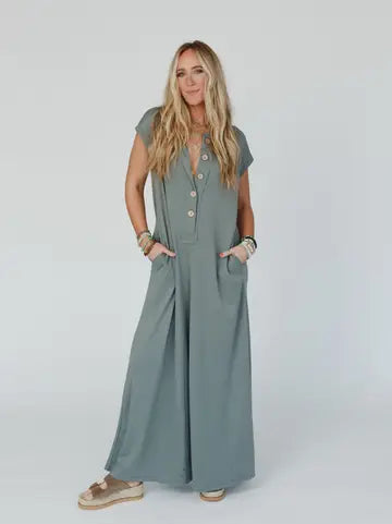 Davina Wide Leg Jumpsuit