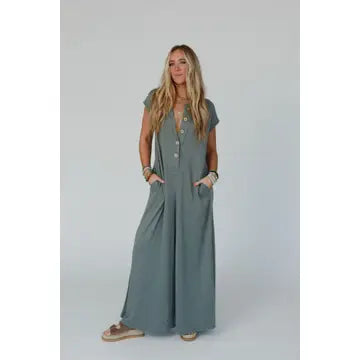 Davina Wide Leg Jumpsuit