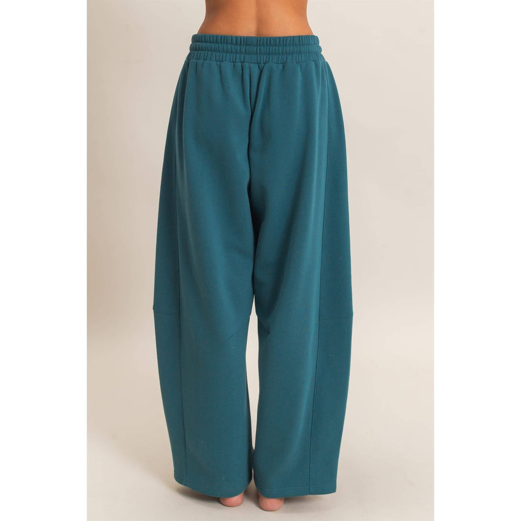 Drawstring Waist Barrel Sweatpants