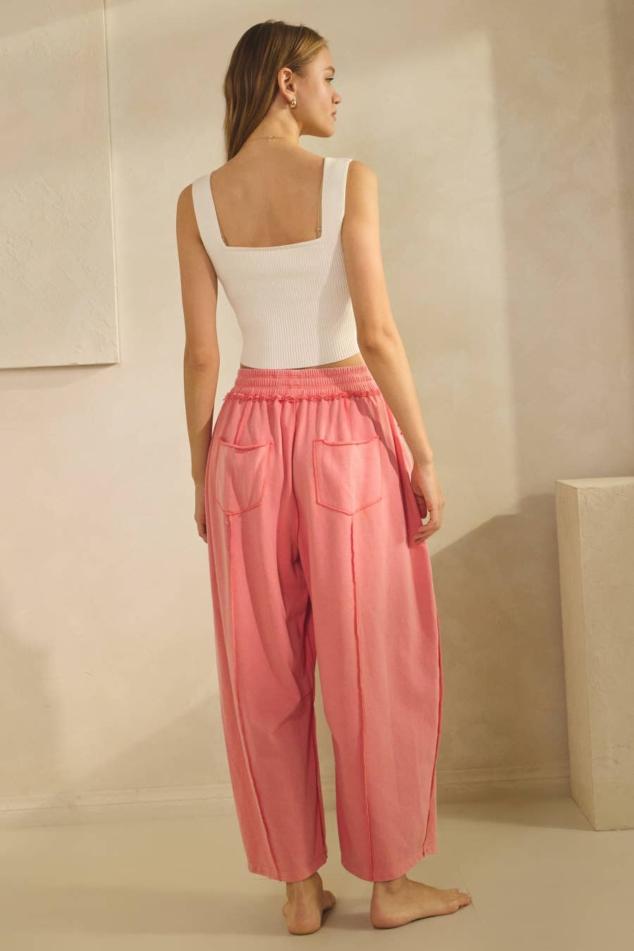 Washed French Terry Pants
