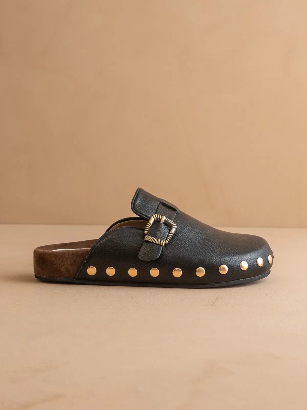 The Toni |Studded Buckle Clog