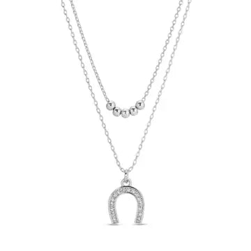 Layered Horseshoe Necklace