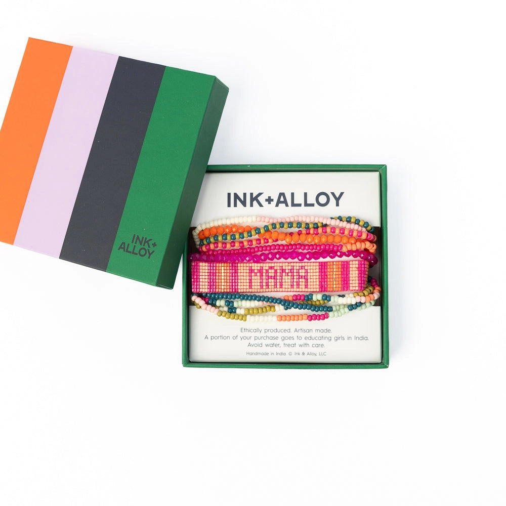 Sage 10 Strand Stretch Rainbow & Gabby Mama