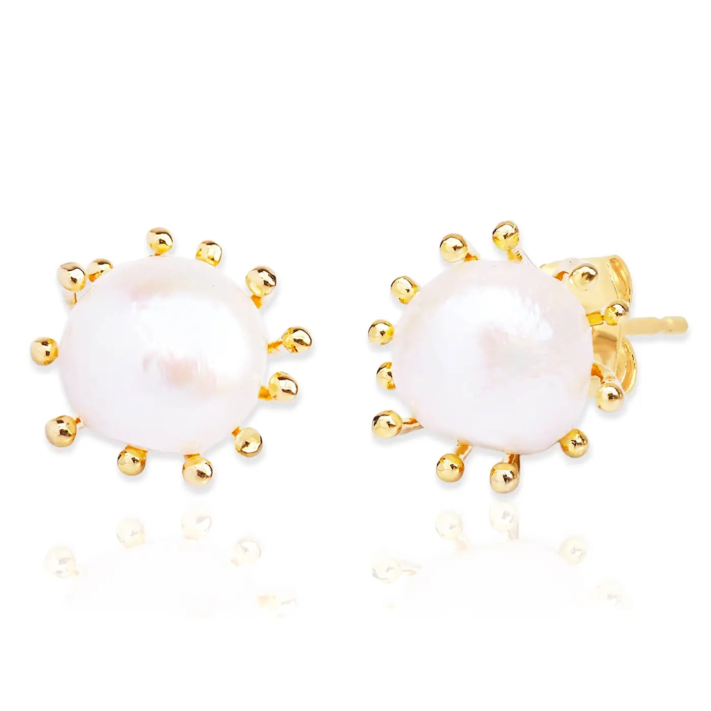 Pearl Bloom Prong Studs