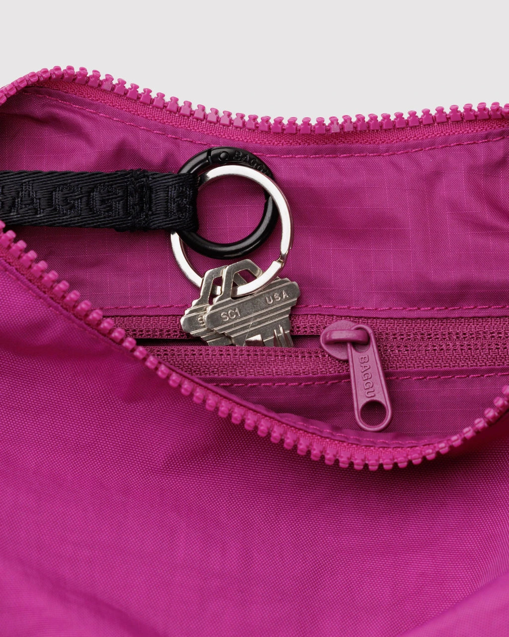 Small Nylon Crescent Bag