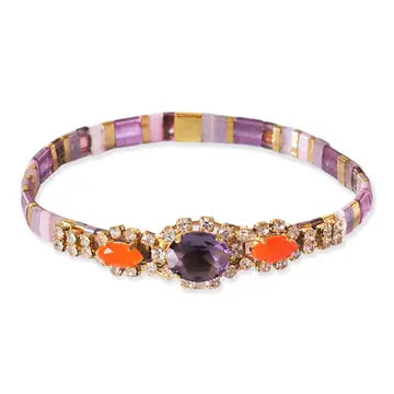 Handmade Bejeweled Tila Beaded Bracelet