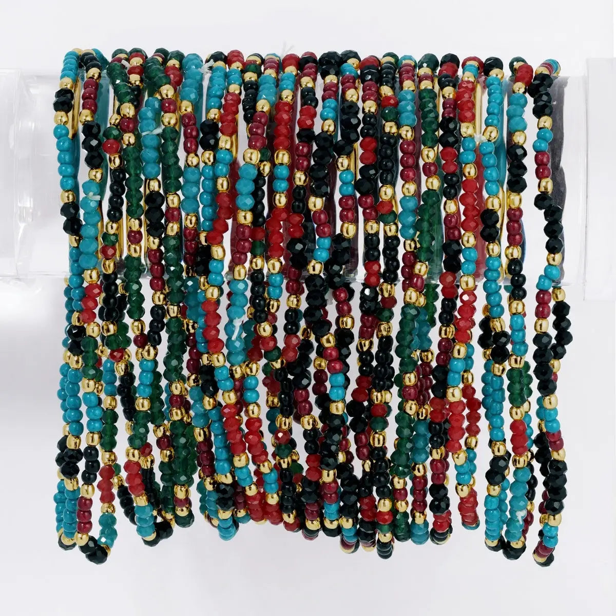 Assorted Winter Wonderland Stretch Seed Bead Bracelets