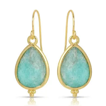Teardrop Stone Earrings