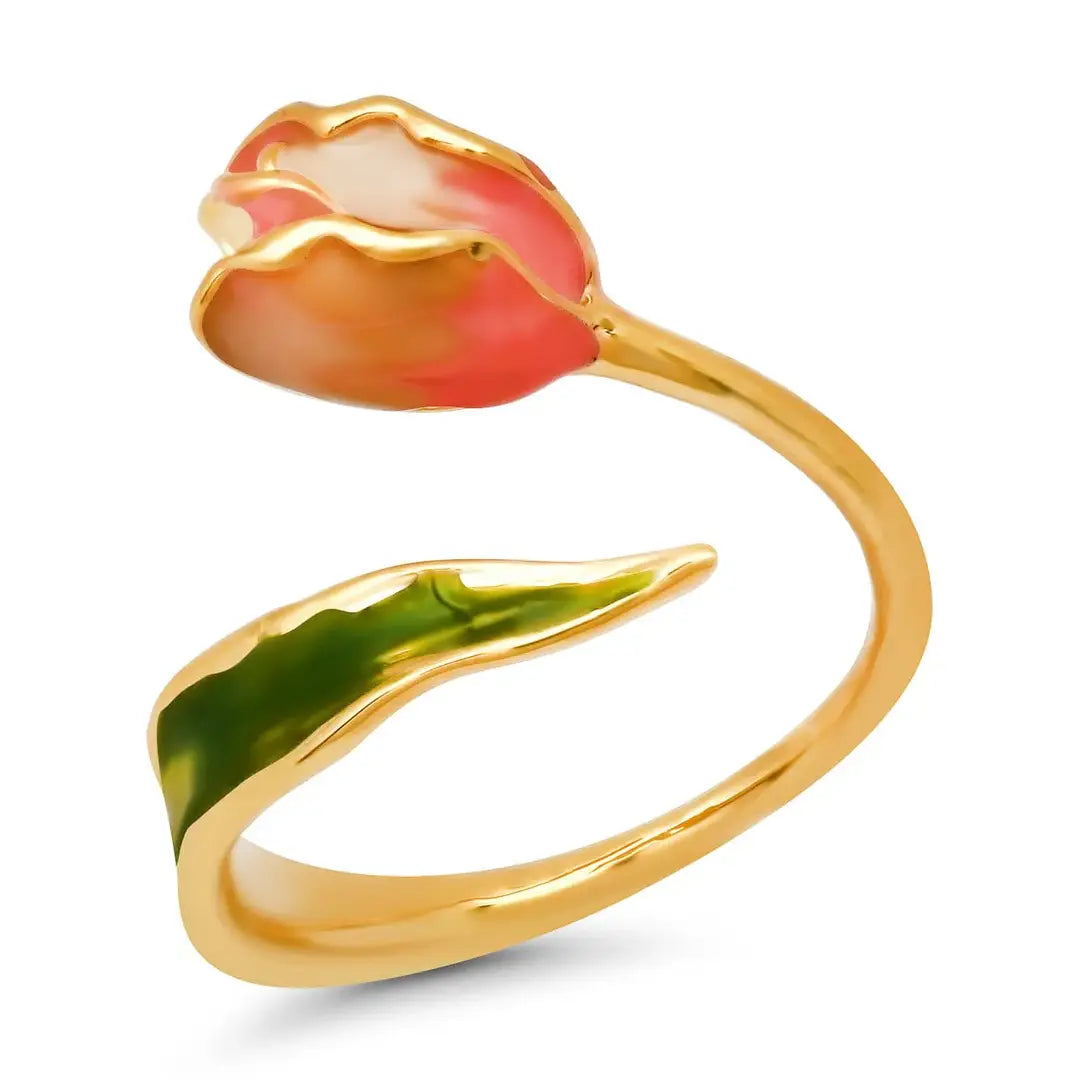 Tulip Open Ring