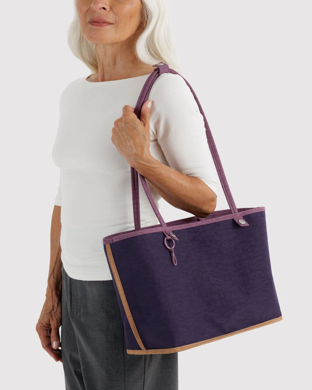 Medium Nylon Reversible Tote Bag